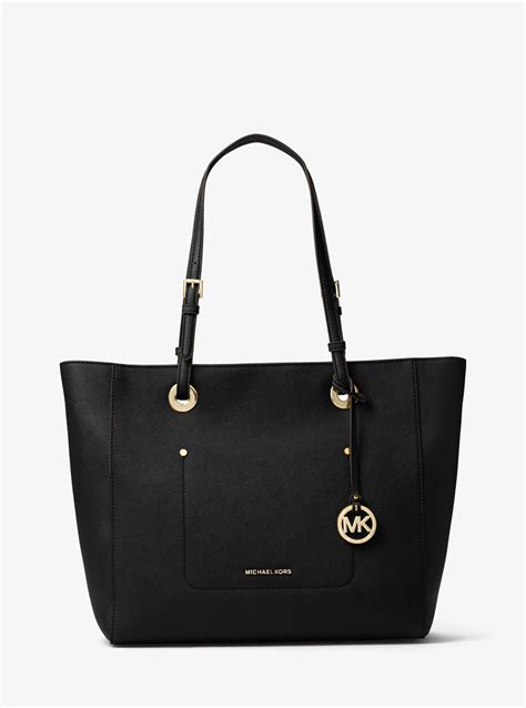 michael kors large walsh leather tote|Michael Kors large leather tote.